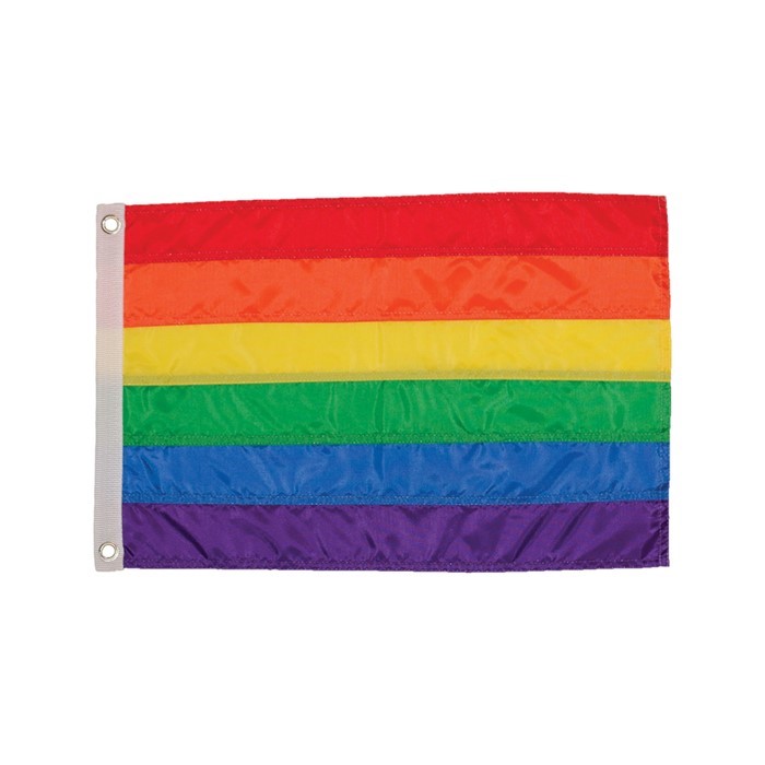 In the Breeze Rainbow 12x18 Grommet Flag 3610