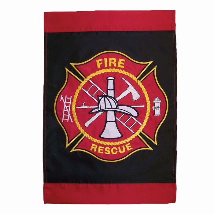In the Breeze Fire Rescue Garden Flag 4426