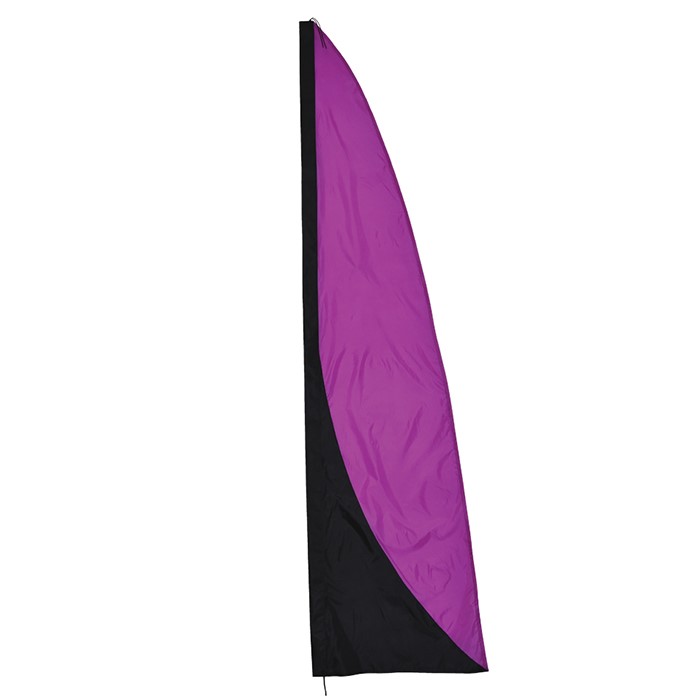In the Breeze Purple and Black 8.5' Color Banner 4867