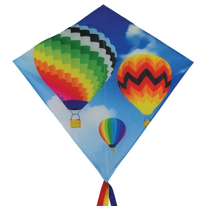 In the Breeze Hot Air Balloon 30" Diamond Kite 3260