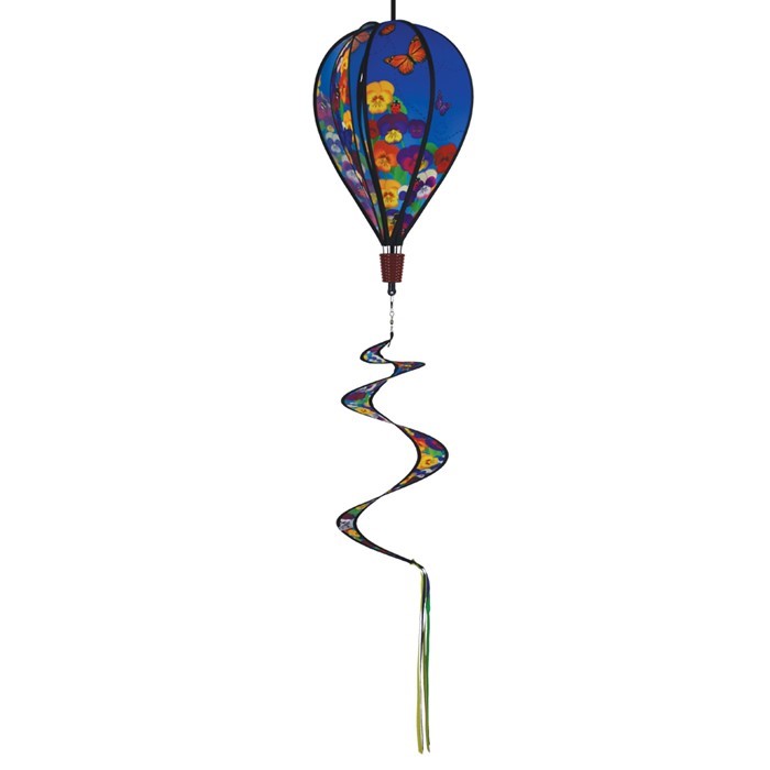 In the Breeze Spring Pansies 6-Panel Hot Air Balloon 0988