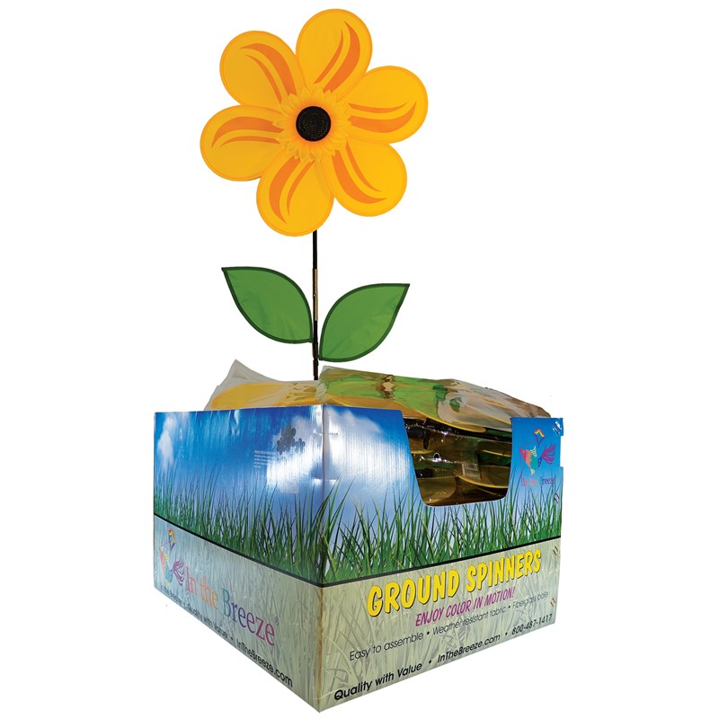 In the Breeze Large Sunflower with Leaves 20 PC Display 2777-D