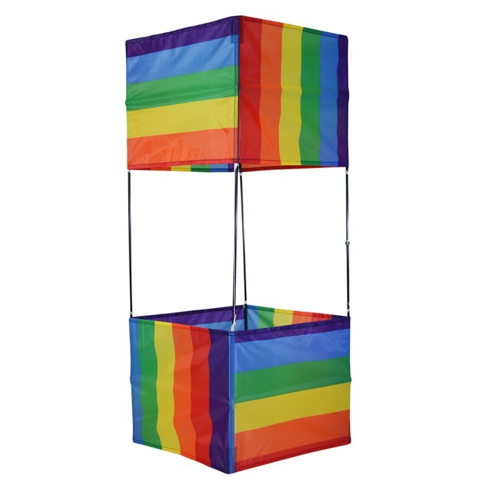 In the Breeze Rainbow Stripe Box Kite 3254