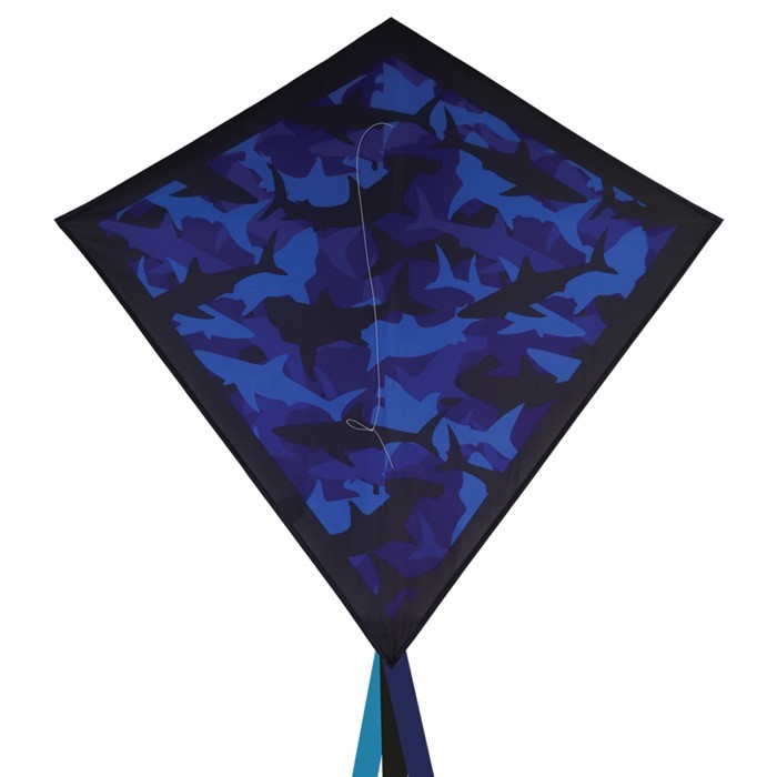 In the Breeze Sharks Camouflage 30" Diamond Kite 3265