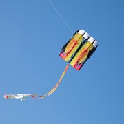 In the Breeze 7.5 Tie Dye Black Air Foil Kite 2979 View 2