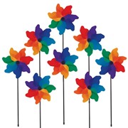 In the Breeze Rainbow Poly Petal Spinner 40 PC POP Display 2864-BOX View 2