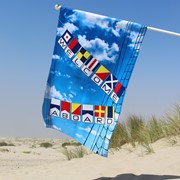 In the Breeze Welcome Aboard Lustre House Banner 7308 View 2