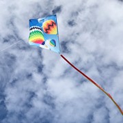 In the Breeze Hot Air Balloon 30" Diamond Kite 3260 View 2