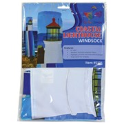 In the Breeze Coastal Lighthouse 40" Windsock 5131 View 2