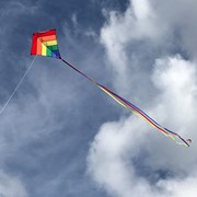 In the Breeze Rainbow Overlay 30" Diamond Kite 2947 View 3