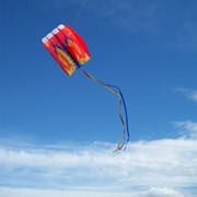 In the Breeze 5.0 Tie Dye Red Air Foil Kite 2981 View 3