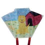 In the Breeze Sled Coloring Kite 36 PC Display 3080-D View 3