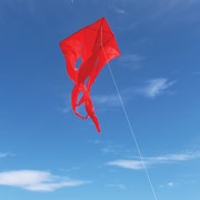 In the Breeze Red 77" Wave Delta Kite 3225 View 3