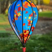 In the Breeze Fall Leaves 10 Panel Hot Air Balloon Spinner 0997 View 3