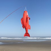 In the Breeze Red Snapper 48" Fish Windsock 5158 View 3