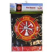 In the Breeze Fire Rescue Garden Flag 4426 View 2