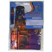 In the Breeze Celebration Fireworks 40" Windsock 5070 View 2