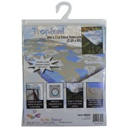 In the Breeze Tropical 6' Tablecloth 8005 View 4