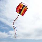 In the Breeze 5.0 Tie Dye Red Air Foil Kite 2981 View 5
