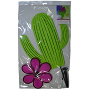 In the Breeze Cactus with 10" Pink Flower Spinner 2695 View 5