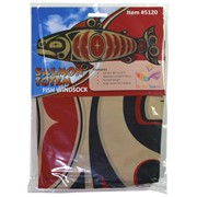 In the Breeze Salmon Totem 48" Fish Windsock 5120 View 5