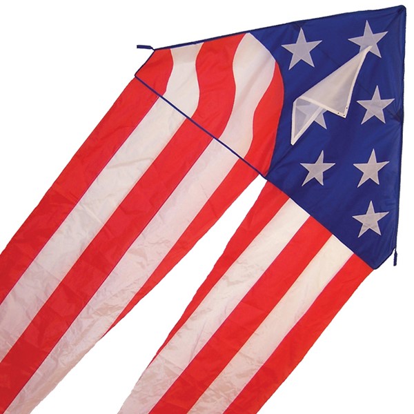 In the Breeze Patriotic 56" Delta with Long Flowing Tails 3012