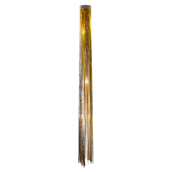 In the Breeze Gold 51" Mylar Windsock 9055