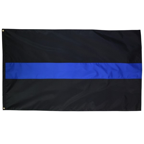 In the Breeze Thin Blue Line 3x5 Grommet Flag 3693
