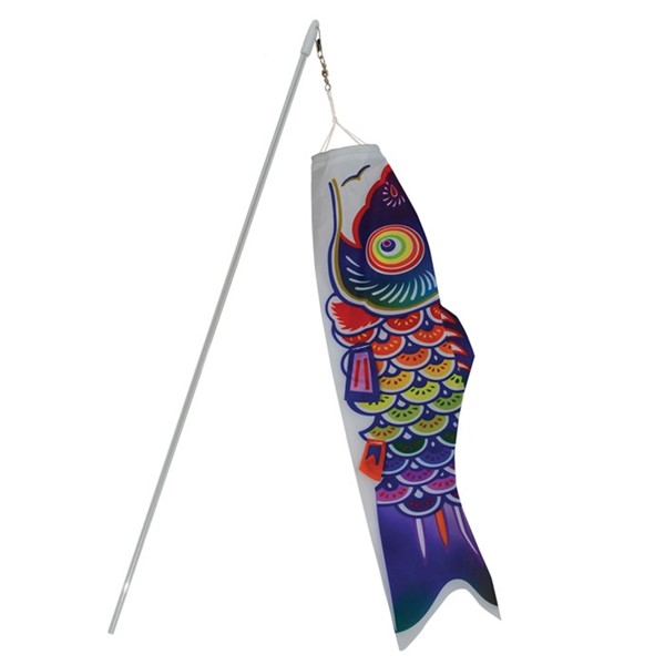 In the Breeze 18" Spectrum Koi on Wand 5049