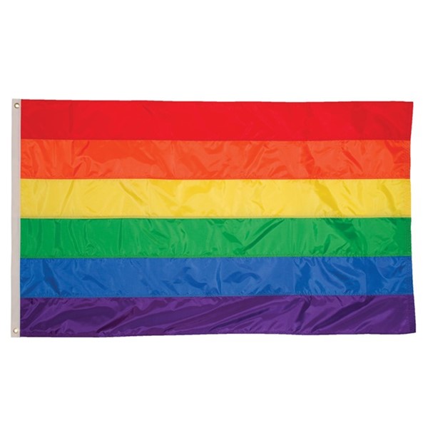 In the Breeze Rainbow 3x5 Grommet Flag 3699