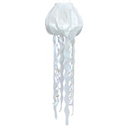 White Iridescent Jellyfish 3D Windsock | In the Breeze