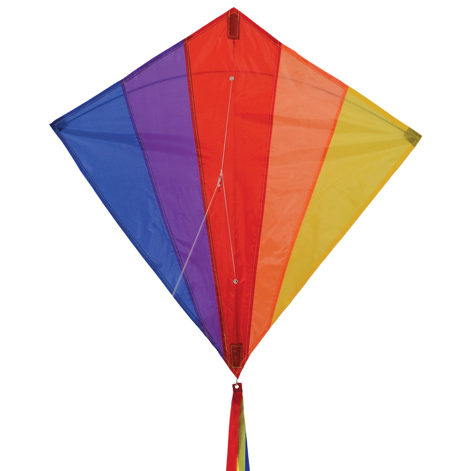Rainbow 30 inch Diamond Kite | In the Breeze | Wholesale Garden Décor and  Kites