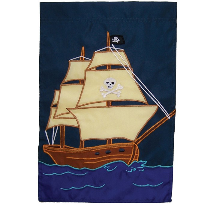 In the Breeze Pirate Ship House Banner* 4363