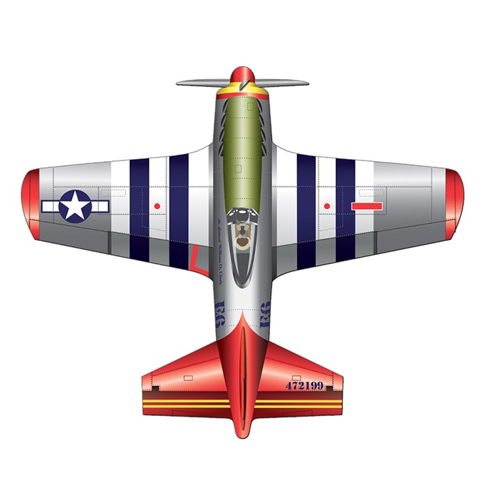 X-Kites & WindNSun P-51 Mustang 2D Flightzone X-71202