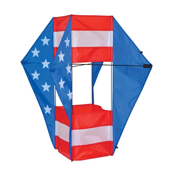 In the Breeze Stars & Stripes Winged Box Kite 3146