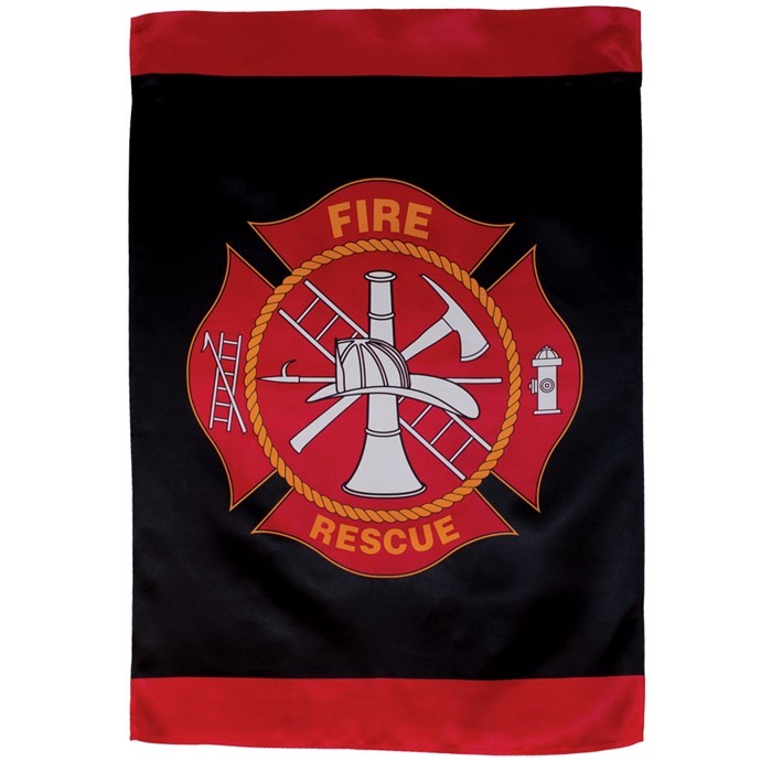 In the Breeze Fire Rescue Lustre House Banner 4388
