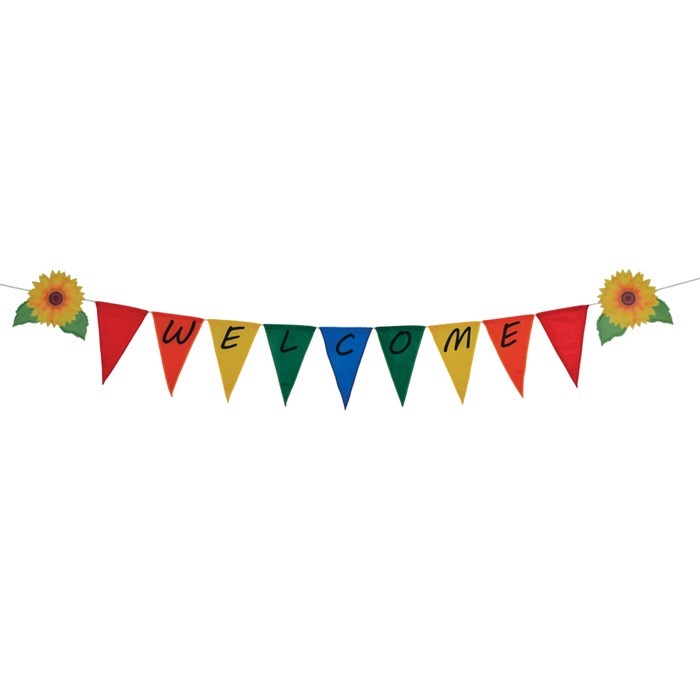 In the Breeze Welcome Festive Pennant String 4947