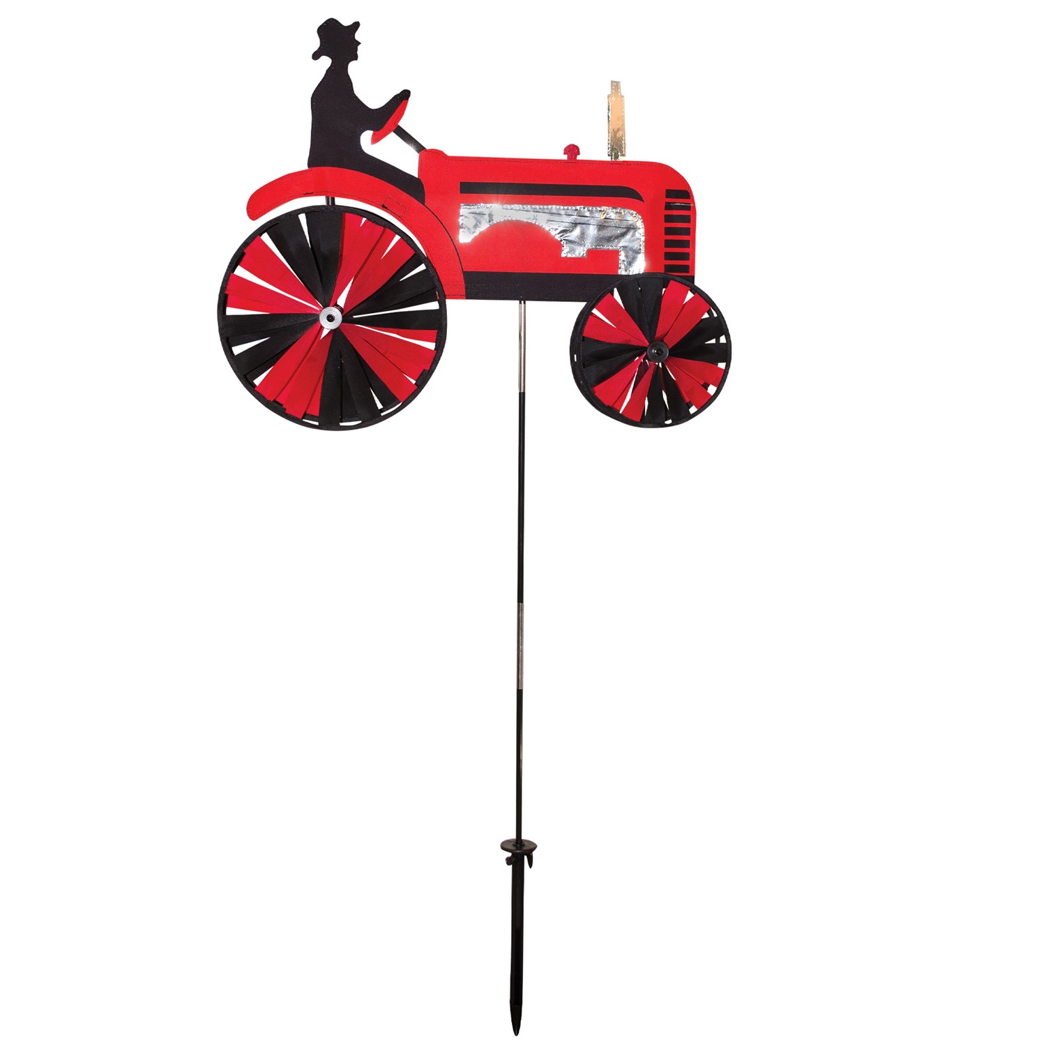 In the Breeze 24" Red Tractor Spinner 2507