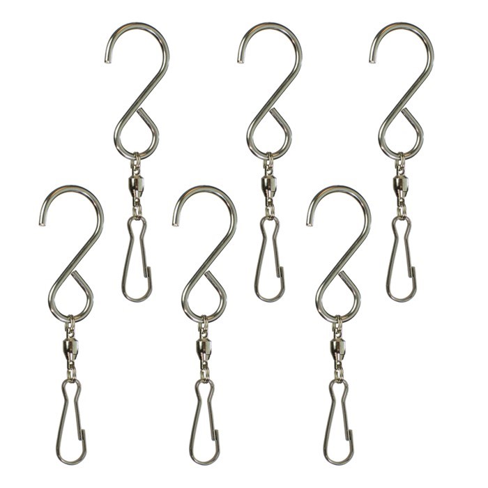 In the Breeze Hang-It S Hooks with Swivel - 6 PC SB30