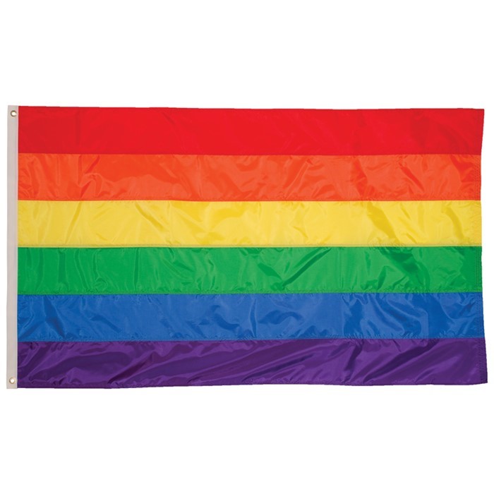 In the Breeze Rainbow 4x6 Grommet Flag 3701