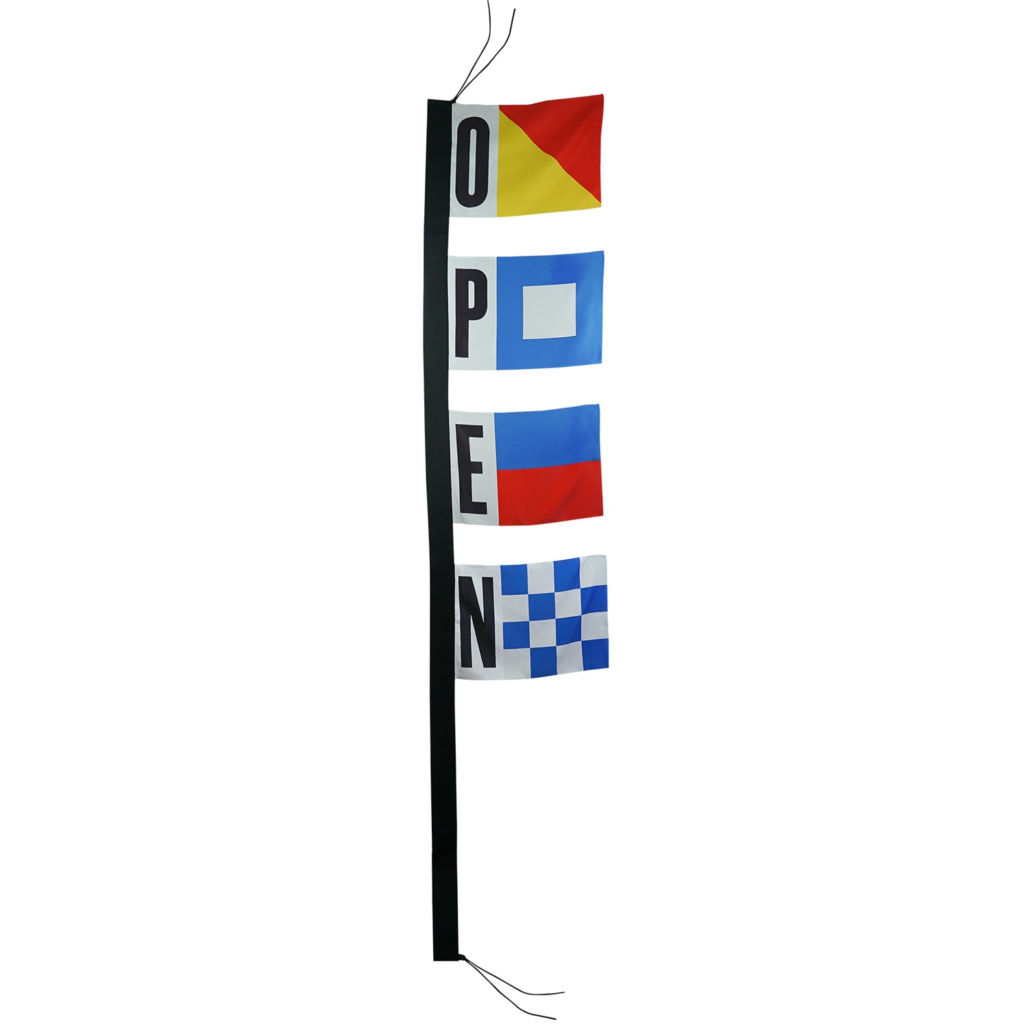 In the Breeze Nautical Open 23" x 72" 4-Section Banner 4540