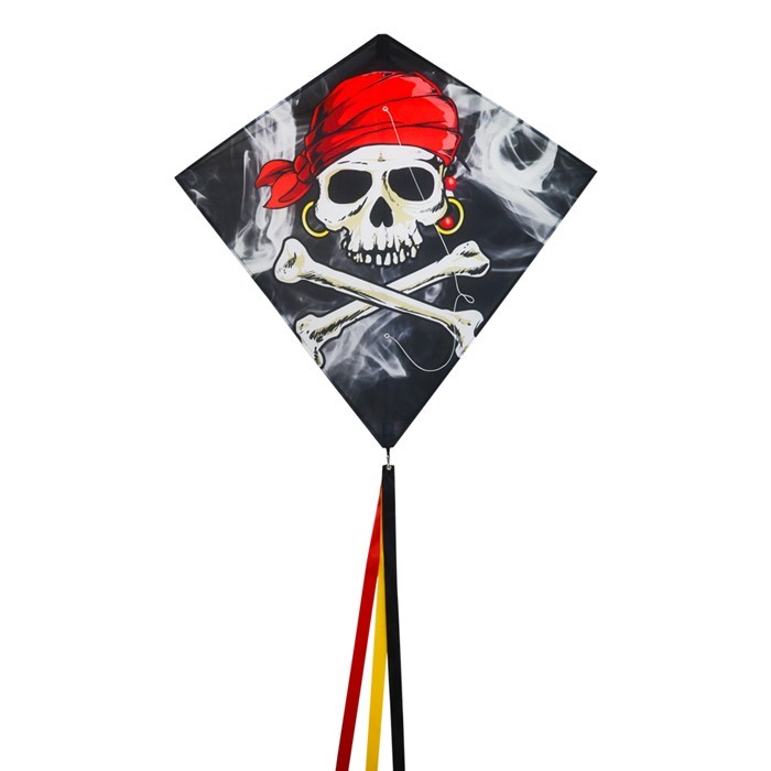 In the Breeze Smokin' Pirate 30" Diamond Kite (Optimized for Shipping) 3256