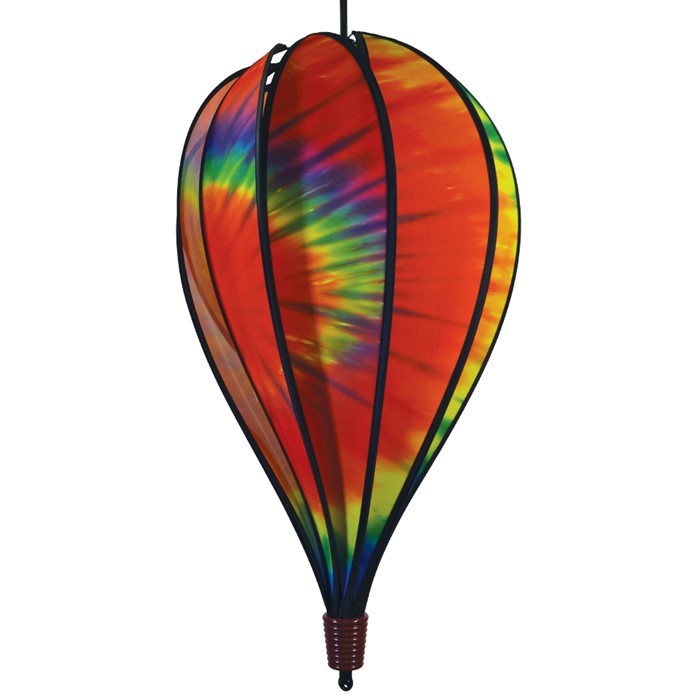 In the Breeze Tie Dye 10 Panel Hot Air Balloon Spinner 0994