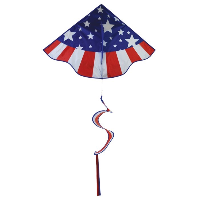 In the Breeze Patriotic Star Delta with Spinning Tail 3328