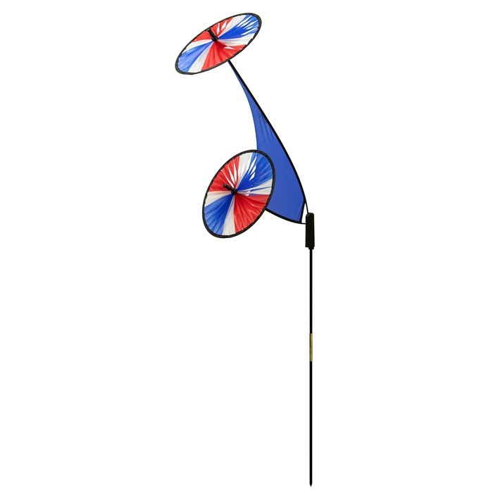 Wind Fairys Patriotic Space Flower Ground Spinner WF-70132