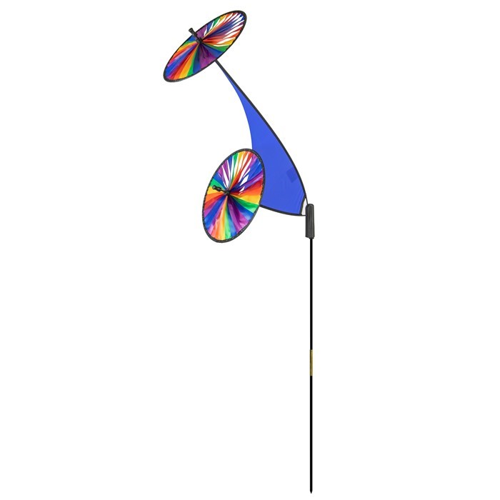 Wind Fairys Rainbow Blue Space Flower Ground Spinner WF-70133
