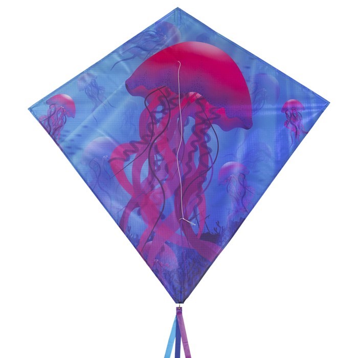 In the Breeze Jellyfish 30" Diamond Kite (Optimized for Shipping) 3332