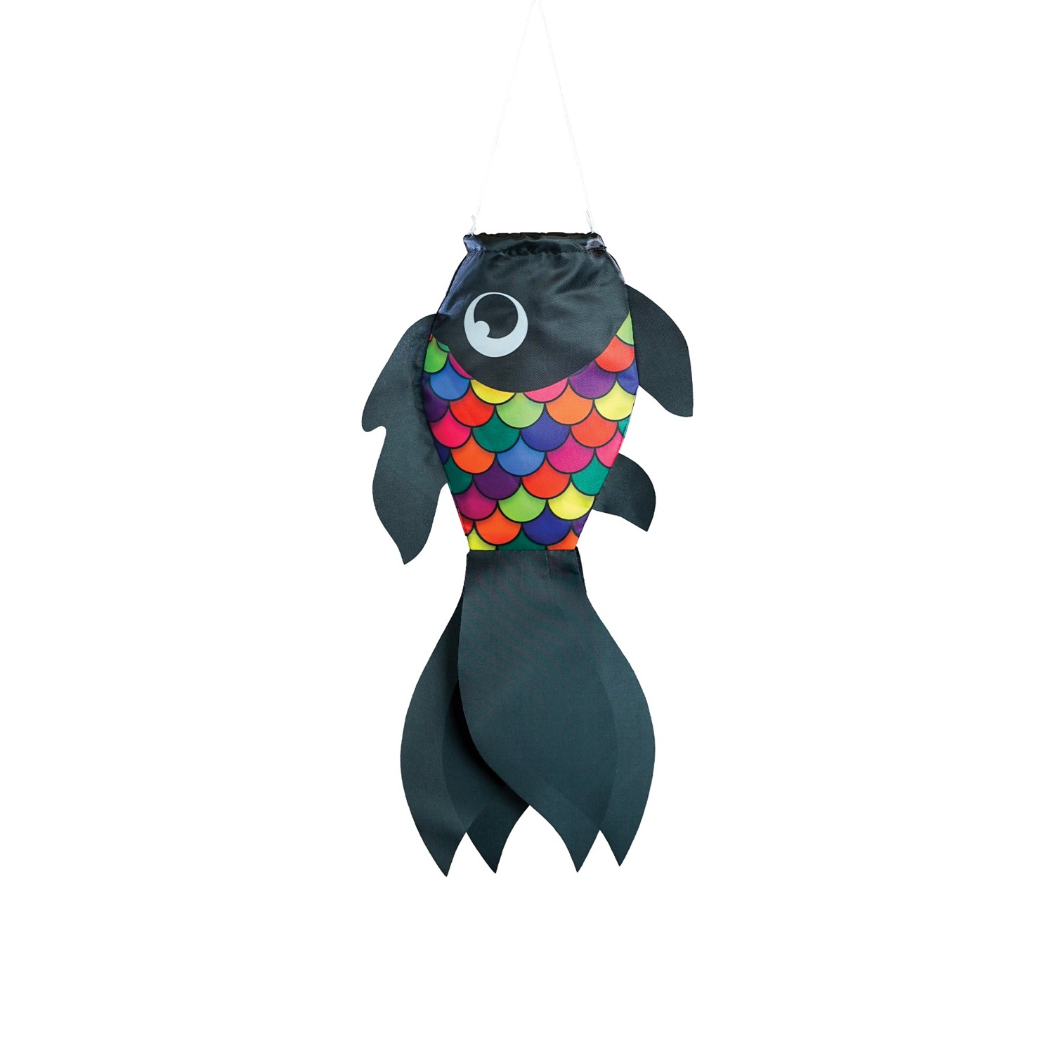In the Breeze 15" Black & Rainbow Damsel Fish 5224