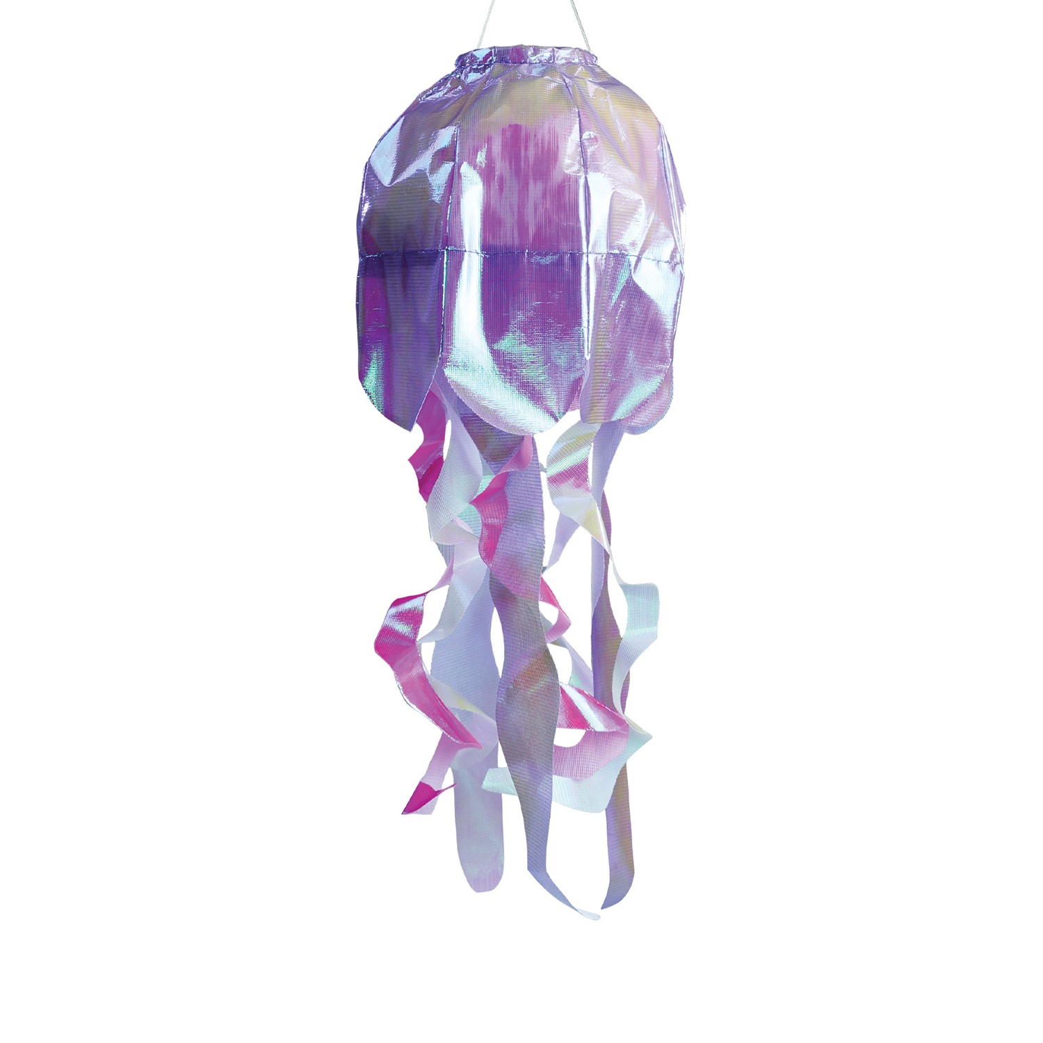 In the Breeze 18" Purple Iridescent Jellyfish 3D Windsock 5263