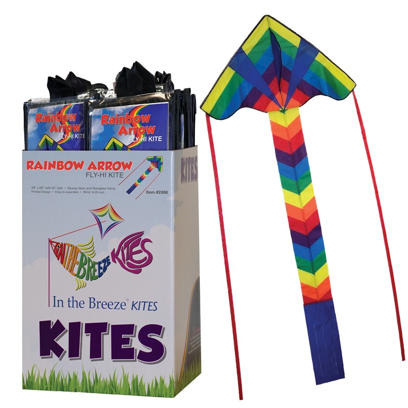 In the Breeze Rainbow Arrow Fly-Hi 24 PC Display 2906-D